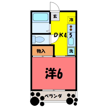 砂原マンション（藤岡市立石新田）の物件間取画像